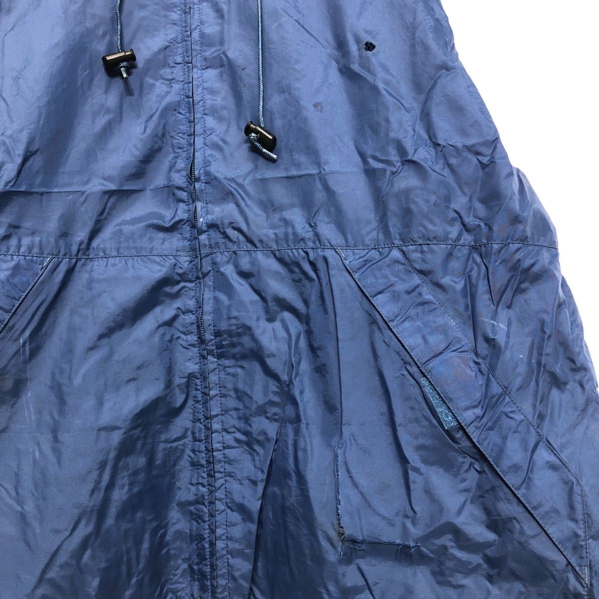 LAND'S END ナイロン ジャケット L ネイビー ランズエンド ジップ