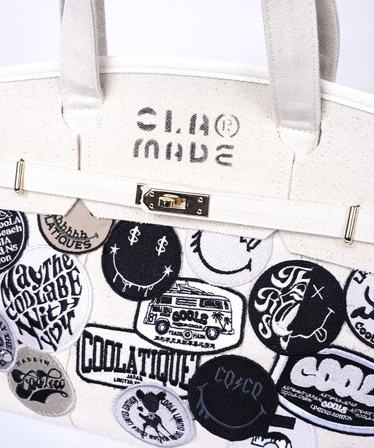 直営限定ITEM】TYPE-A マルチワッペンターンロックハンドバッグ CQ