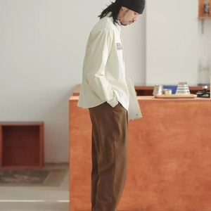 チェックポケット コットンシャツ A1740