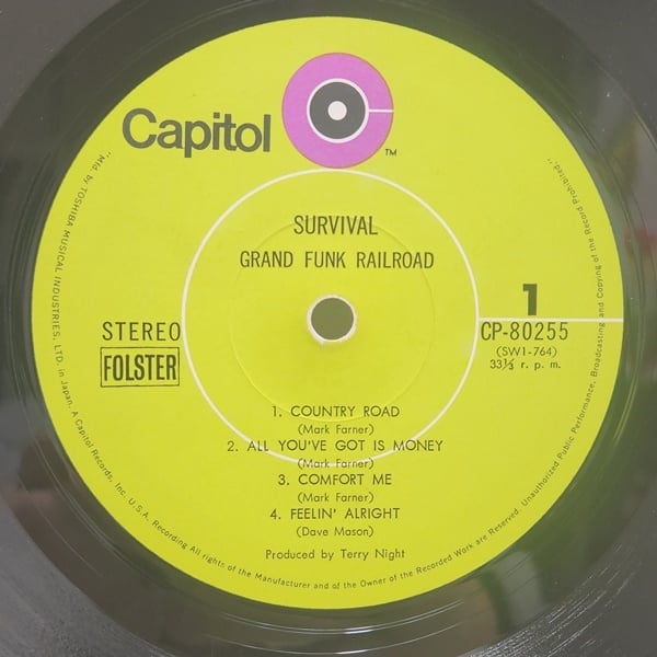 Grand Funk Railroad / Survival [CP-80255] - 画像3