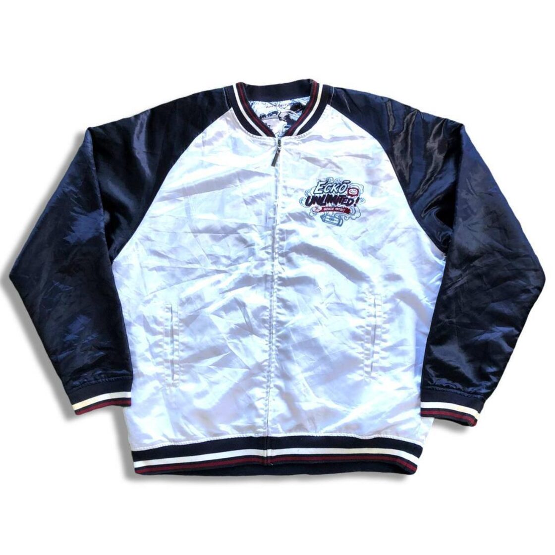 ECKO UNLTD 応える / GANGSTARR スタジャン Lサイズ 