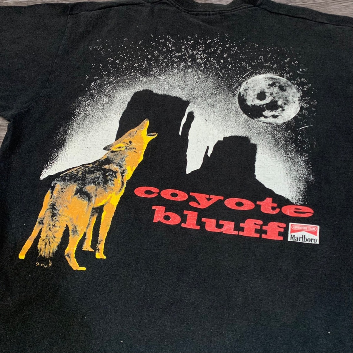 90s マルボロ コヨーテ フルーツボディ バックプリント 半袖 Tシャツ 