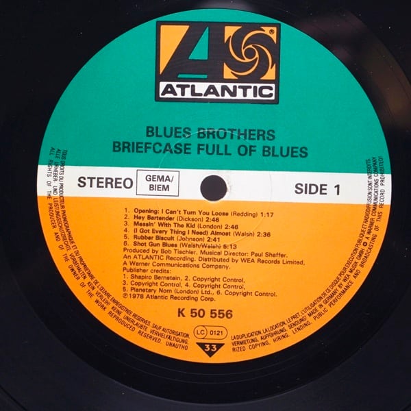Blues Brothers / Briefcase Full Of Blues [ATL 50 556, K 50 556] - 画像4