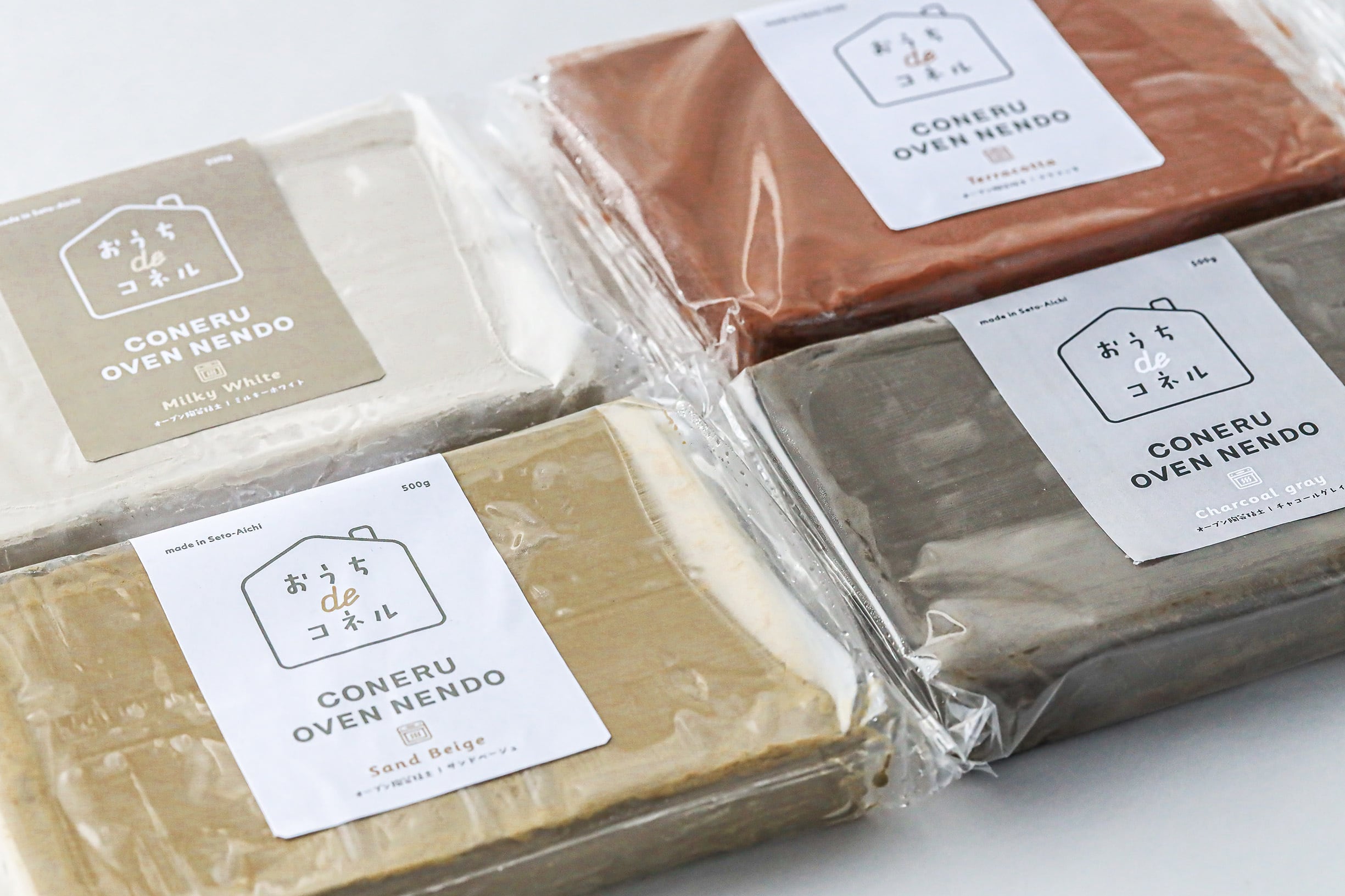 オーブン陶芸粘土 - 全色セット | CONERU nendo shop & space