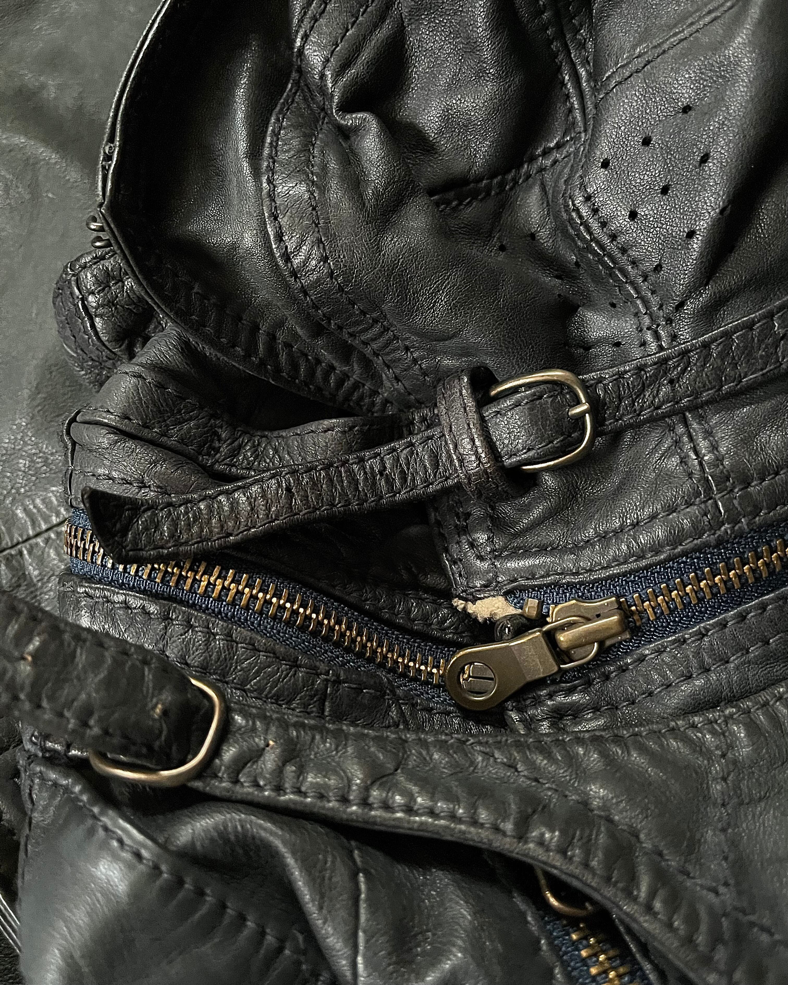 FW2008 Share Spirit gas mask leather jacket | ether