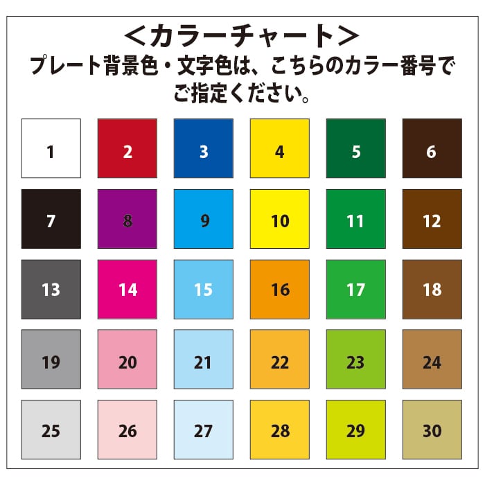 アルミ看板（四角Sサイズ）日本語もOK ※拡大画像はページ下部へ