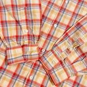 Papas パパス WORLD TOUR チェック 長袖 シャツ L/マルチカラー系 メンズ