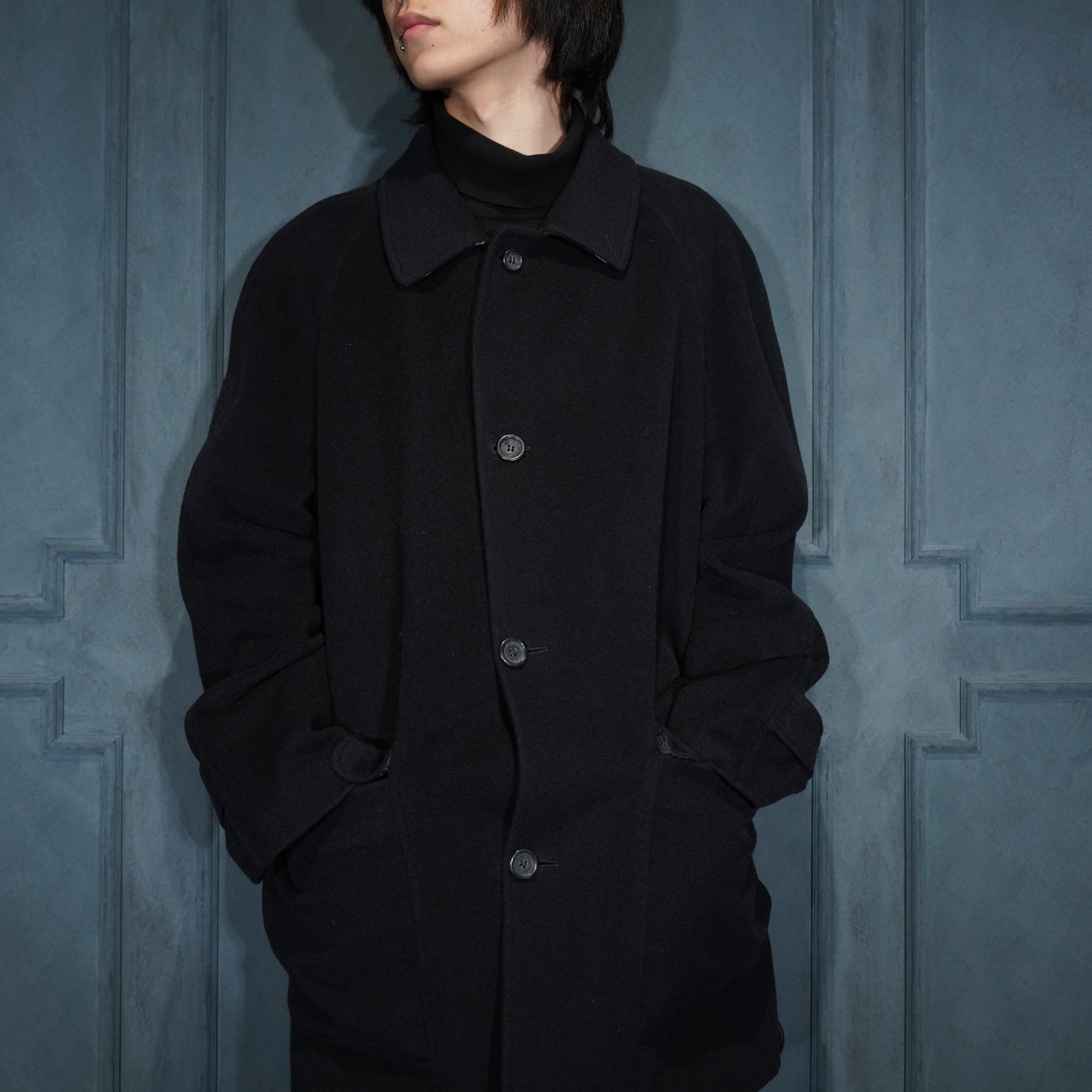 BURBERRY LONDON CASHMERE100% HALF COAT/バーバリーロンドンカシミヤ