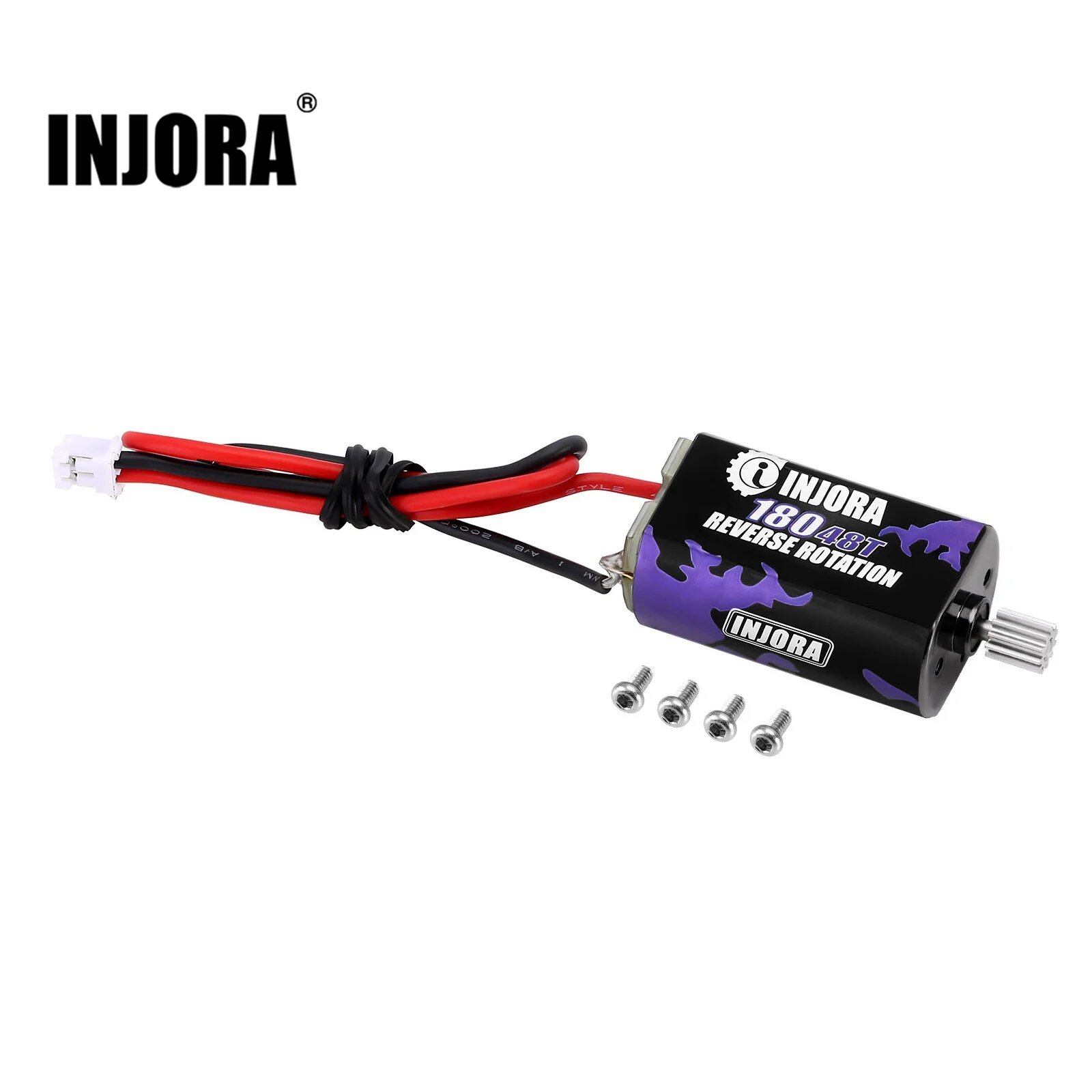 INJORA 180 Brushed Motor 48T Mit Edelstahlritzel – Für Redcat Ascent-18
