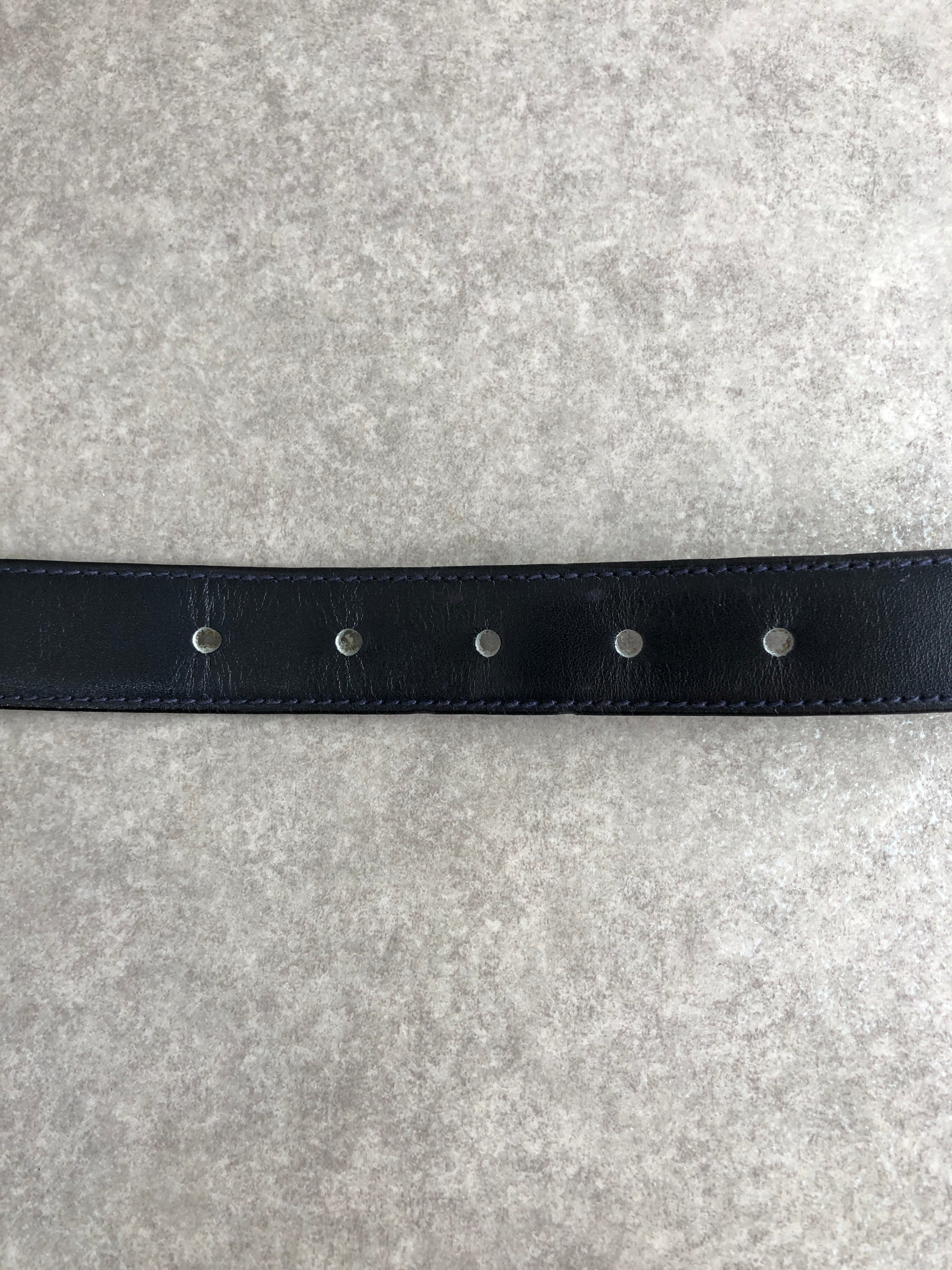 CELINE セリーヌ ベルト ブラック トリオンフ レザー vintage