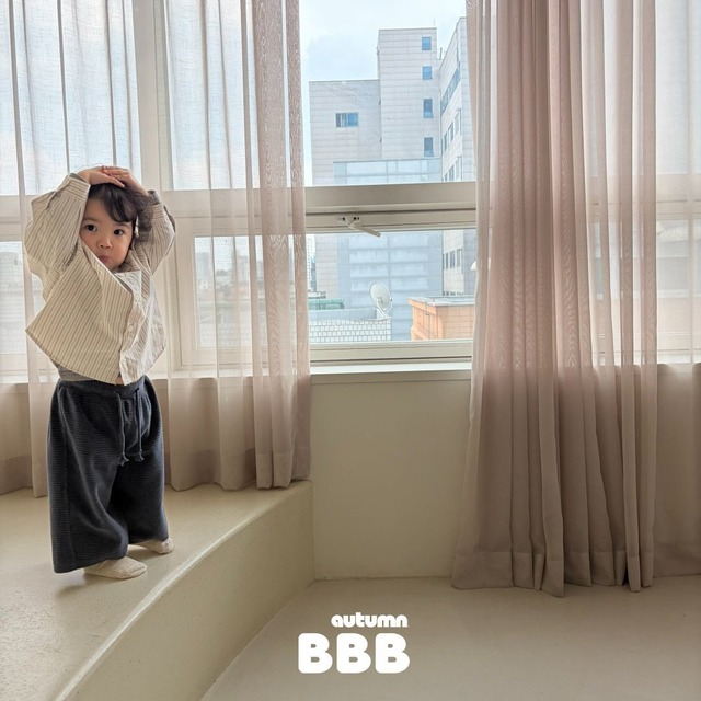 《予約》送料無料【Bella bambina】Two-Tone Pants