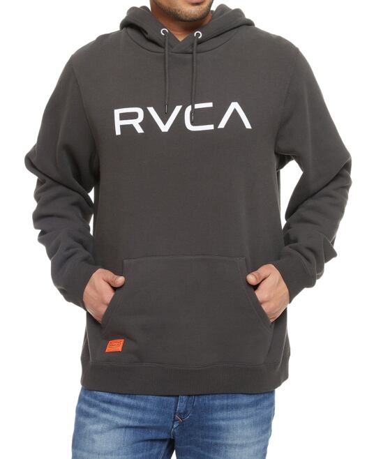 RVCA (ルーカ) IV BIG RVCA HD パーカー チャコール(PTK) BB042018 プルオーバーパーカー