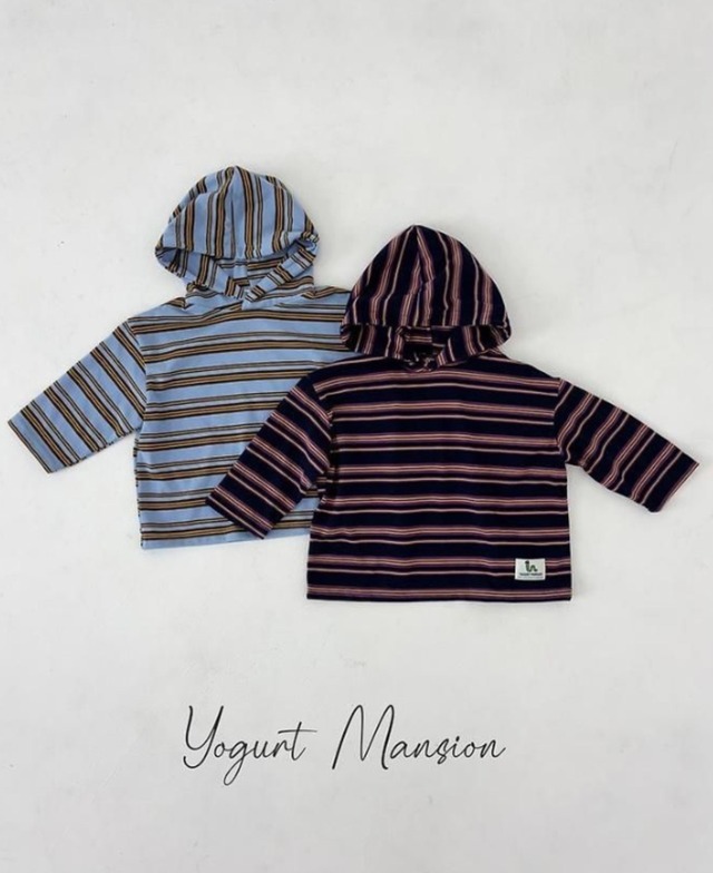 韓国子供服 / 26Autumn / 〖取寄〗Yogurt Mansion / みつばちフード / キッズ服 *XS~JM*