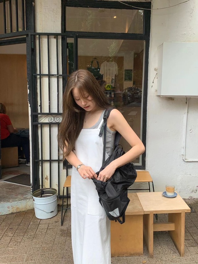 (予約) ounce / Page cotton onepiece 2color
