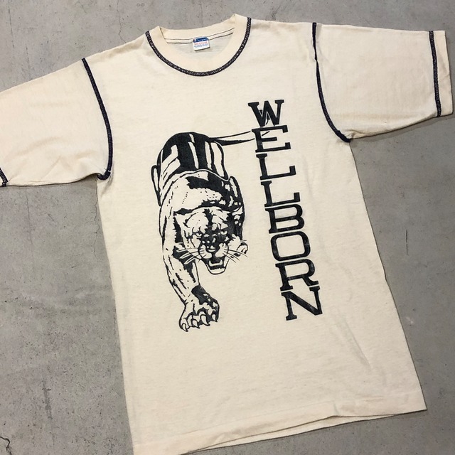 ⊕⊕1970s CHAMPION WELLBORN T-SHIRT