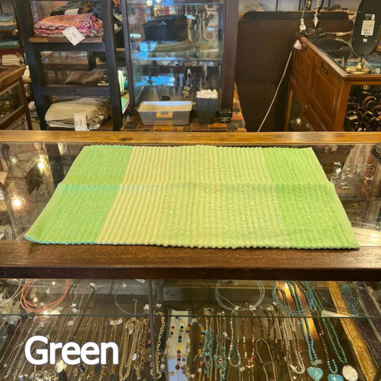 Cotton Chenille Striped Floor Mat　3Color　コットンシェニール ボーダーフロアマット 　3色　　フロアマット　マット　　