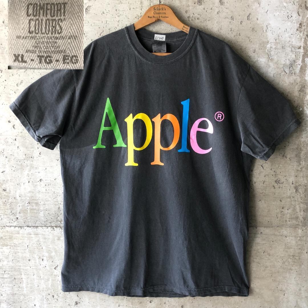 MT17 Tシャツ アップル Apple 企業T アドT マック ロゴ Lサイズ-