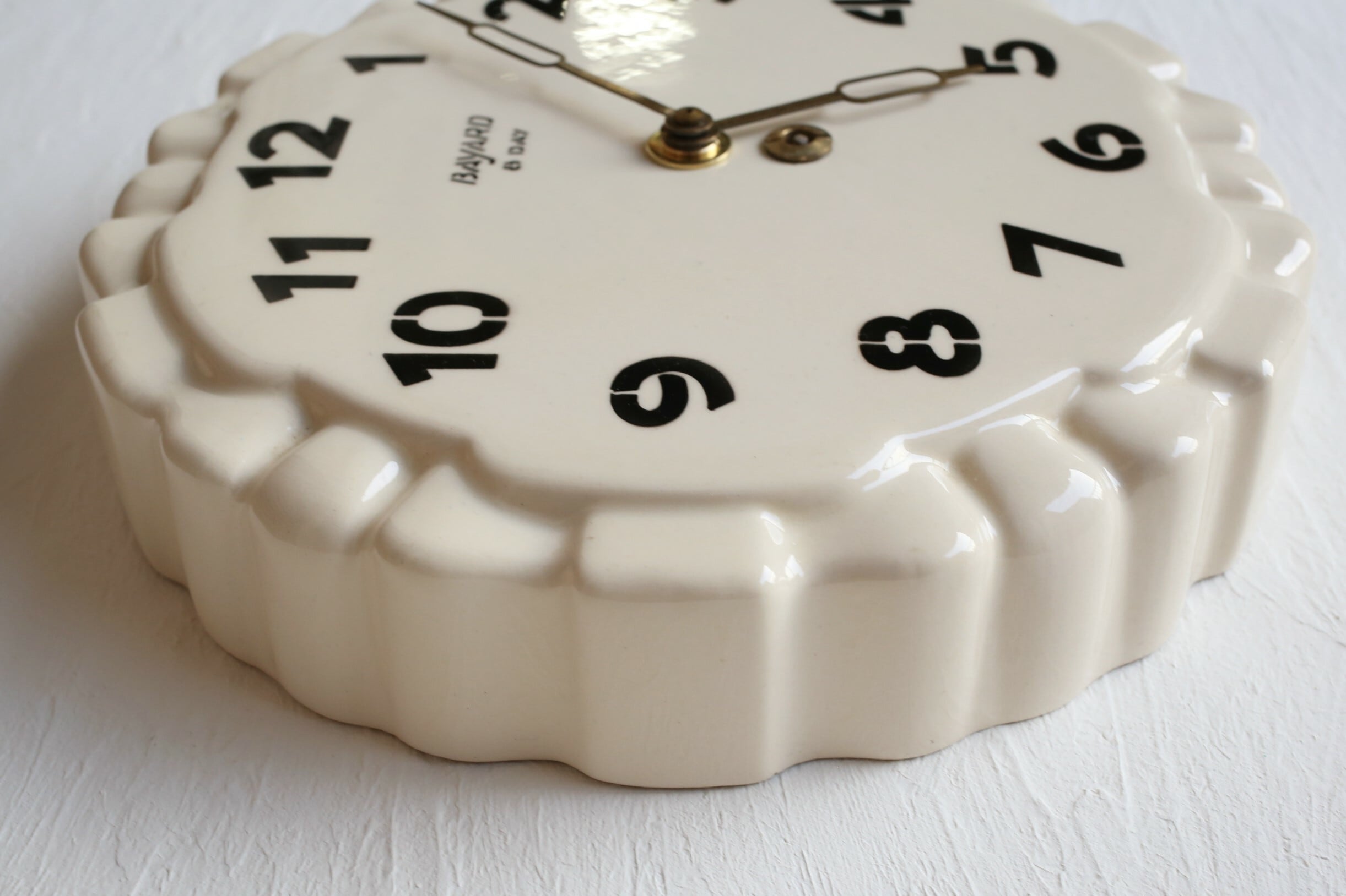 フランス製陶器の時計 b91d01beb7fedb10613a1a3ef7de88