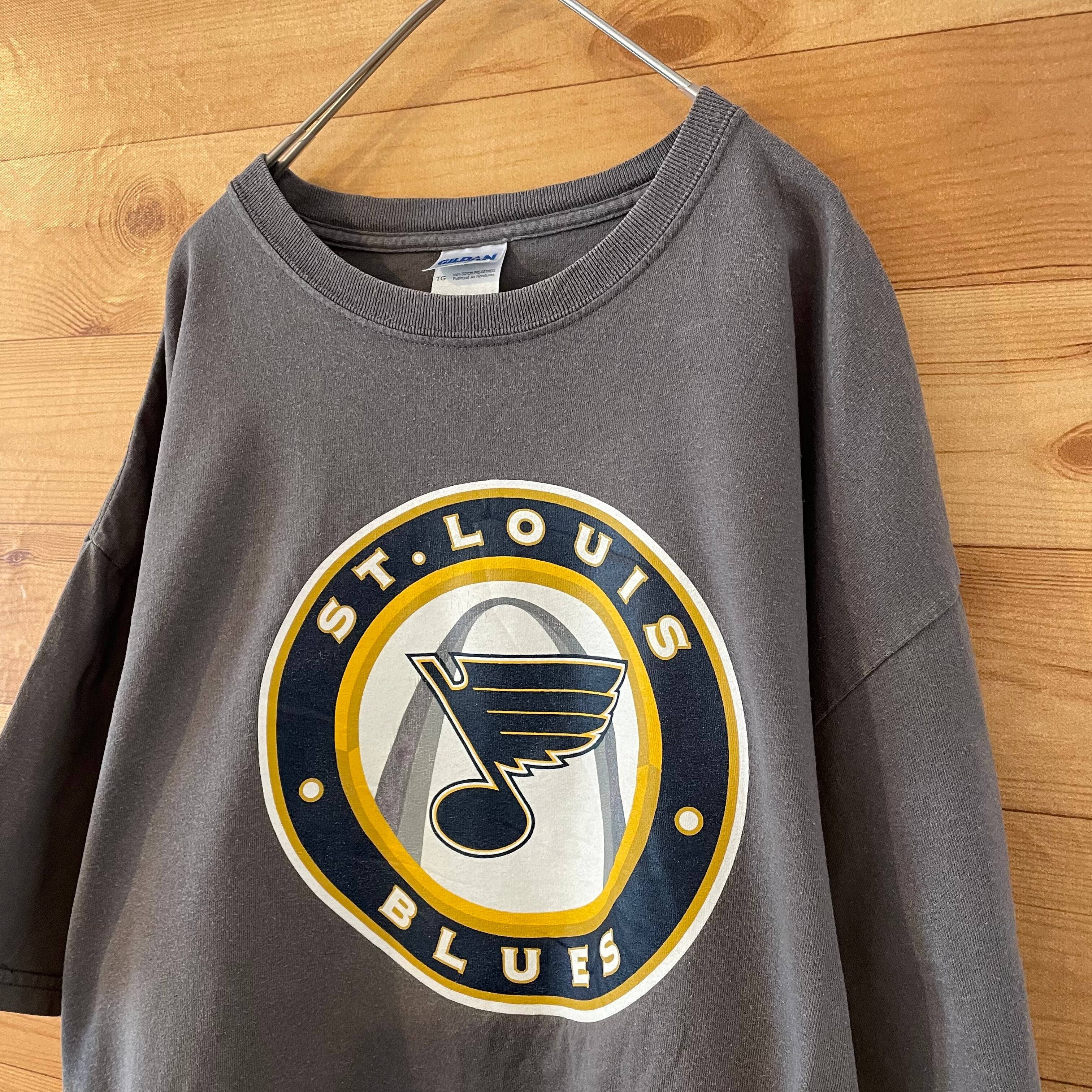 GILDAN】NHL アイスホッケー プリント Tシャツ St Louis Blues ...