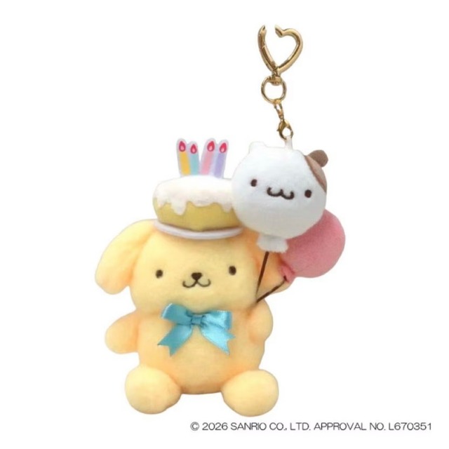 サンリオ　ポムポムプリン　フェアマスコット
