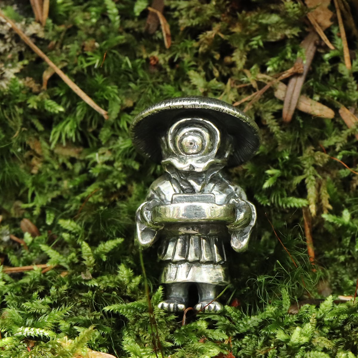 妖怪「一つ目小僧」 シルバーペンダント(659-859) One Eyed Goblin