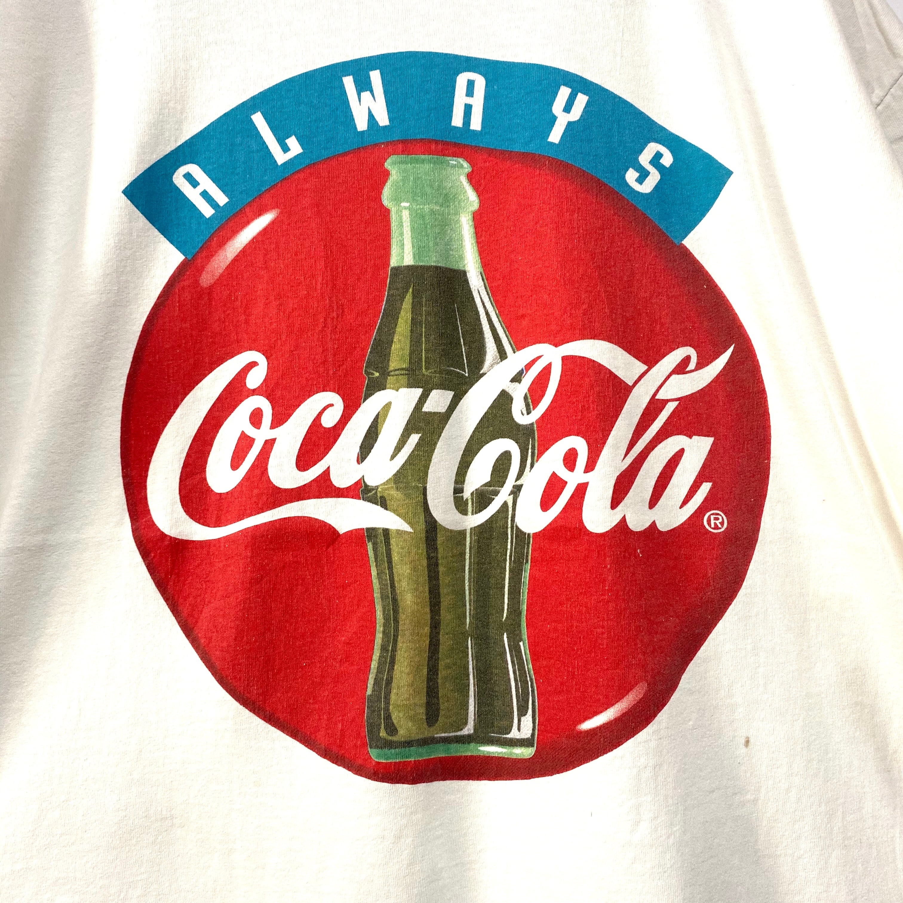 90年代 Coca-Cola コカコーラ アドバタイジングTシャツ プリントT ...