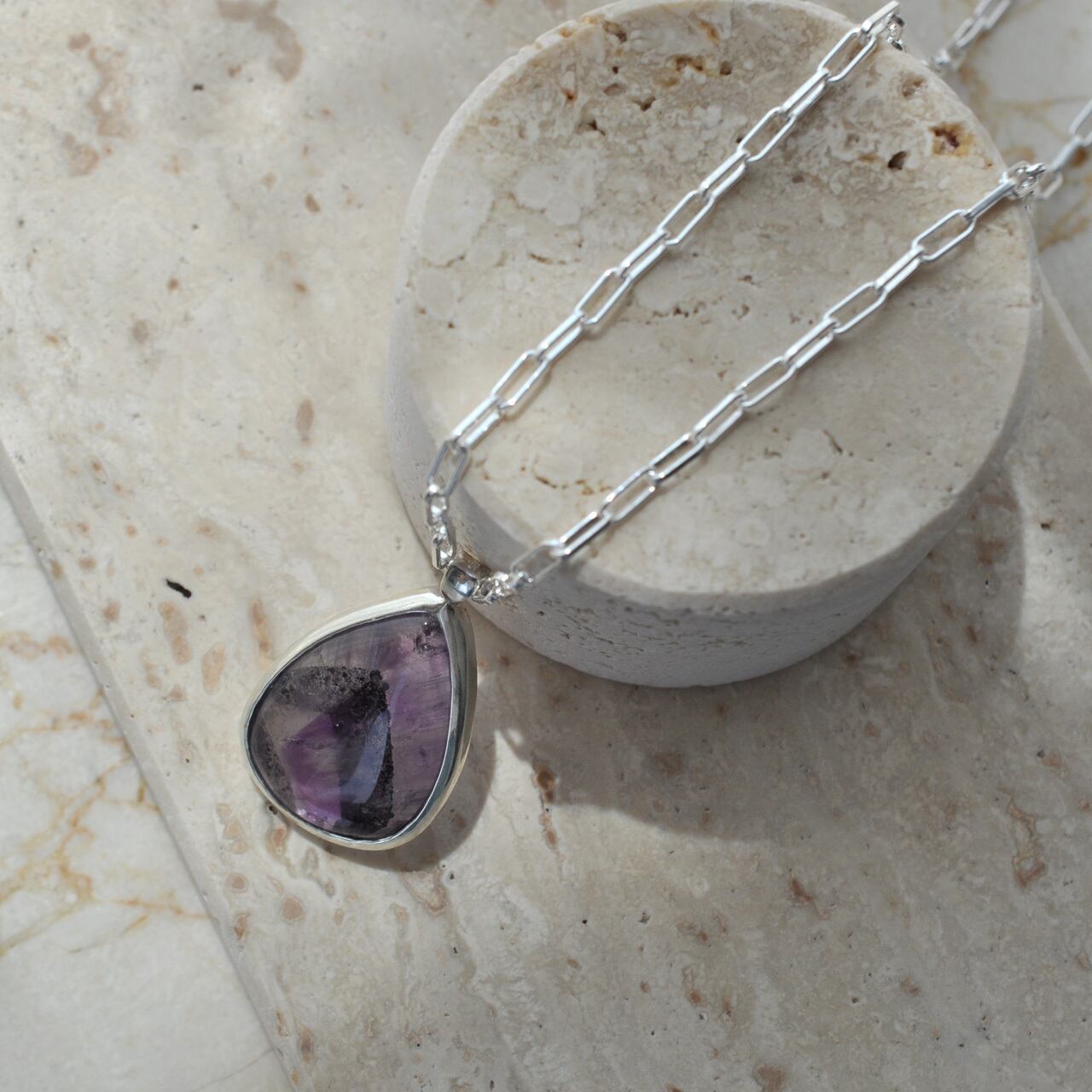Trapiche Amethyst Necklace トラピッチェアメジスト ネックレス