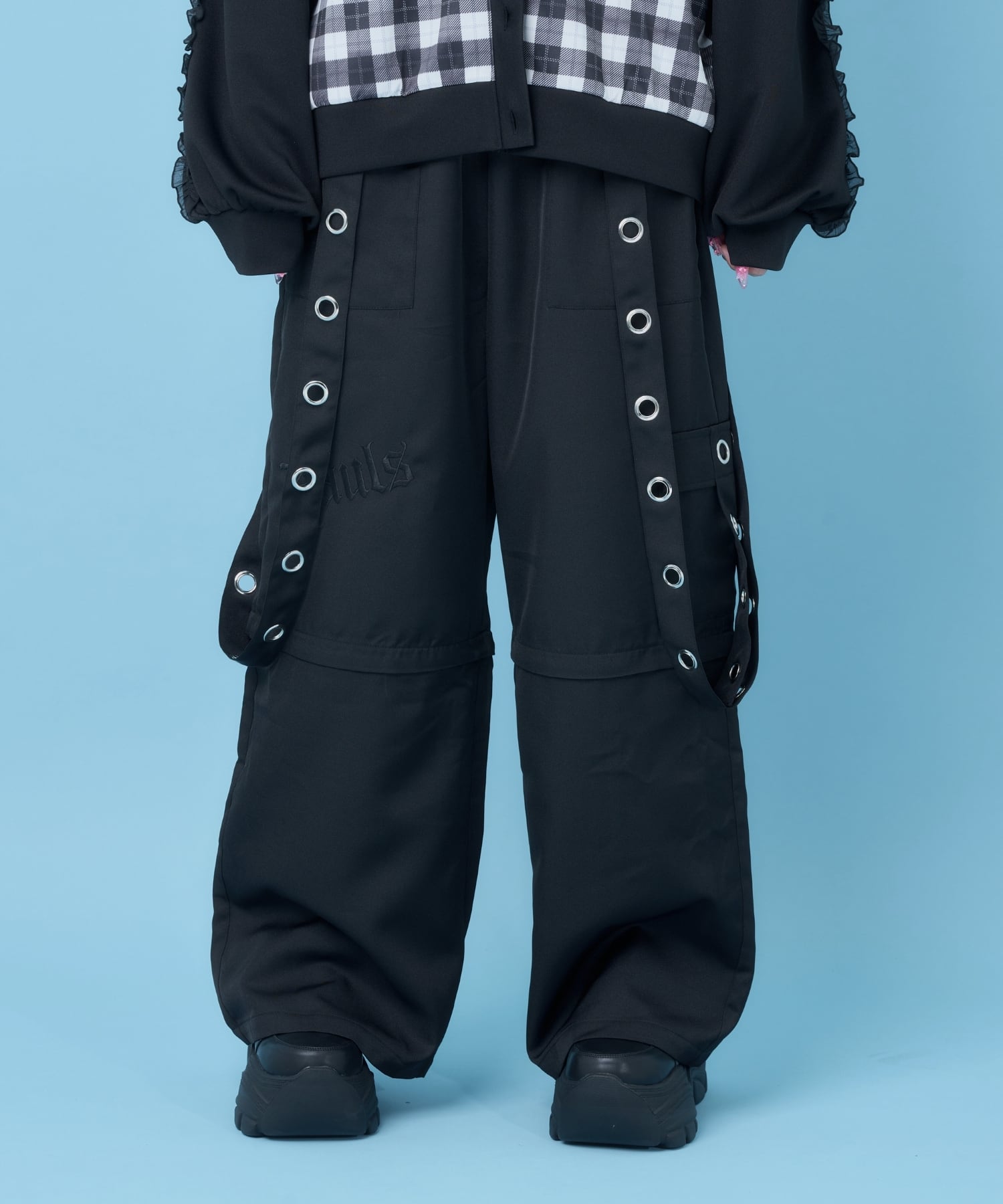 はとめベルトワイドパンツ | Hauls