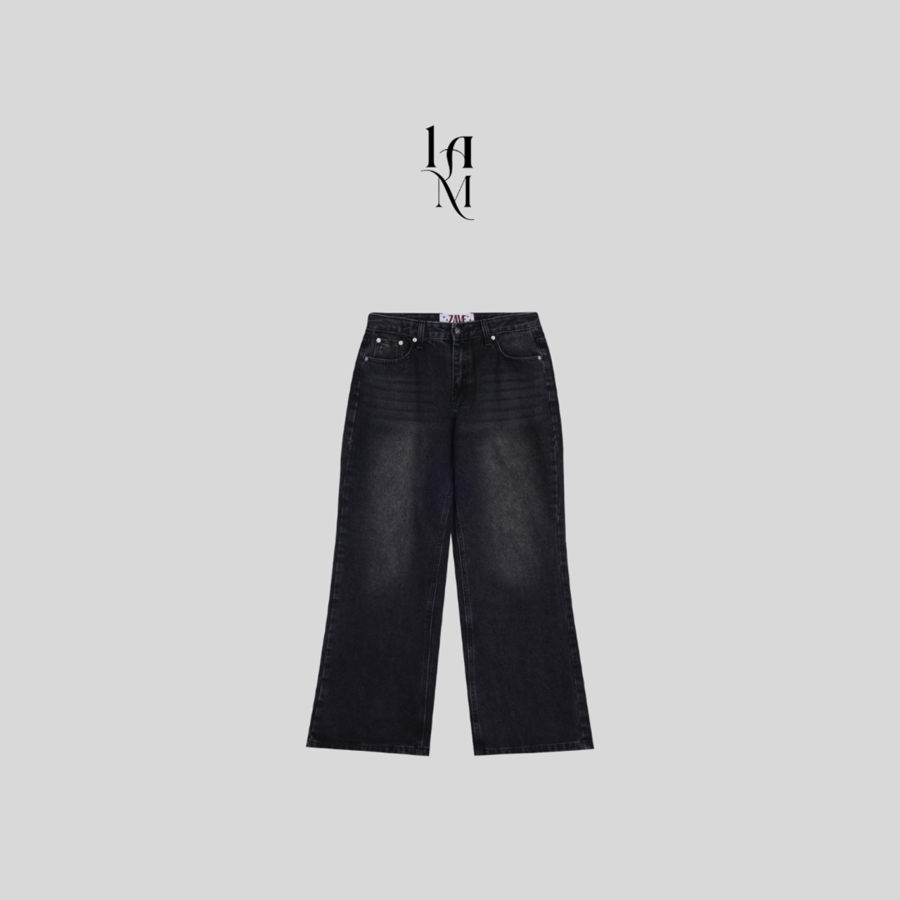 Relaxed Boots-cut Denim [Black] - 2