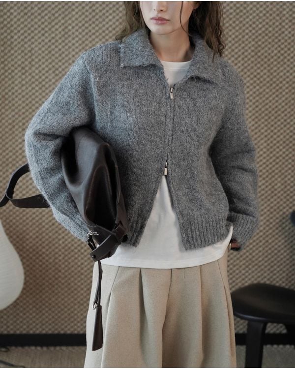 Double Zip Cardigan