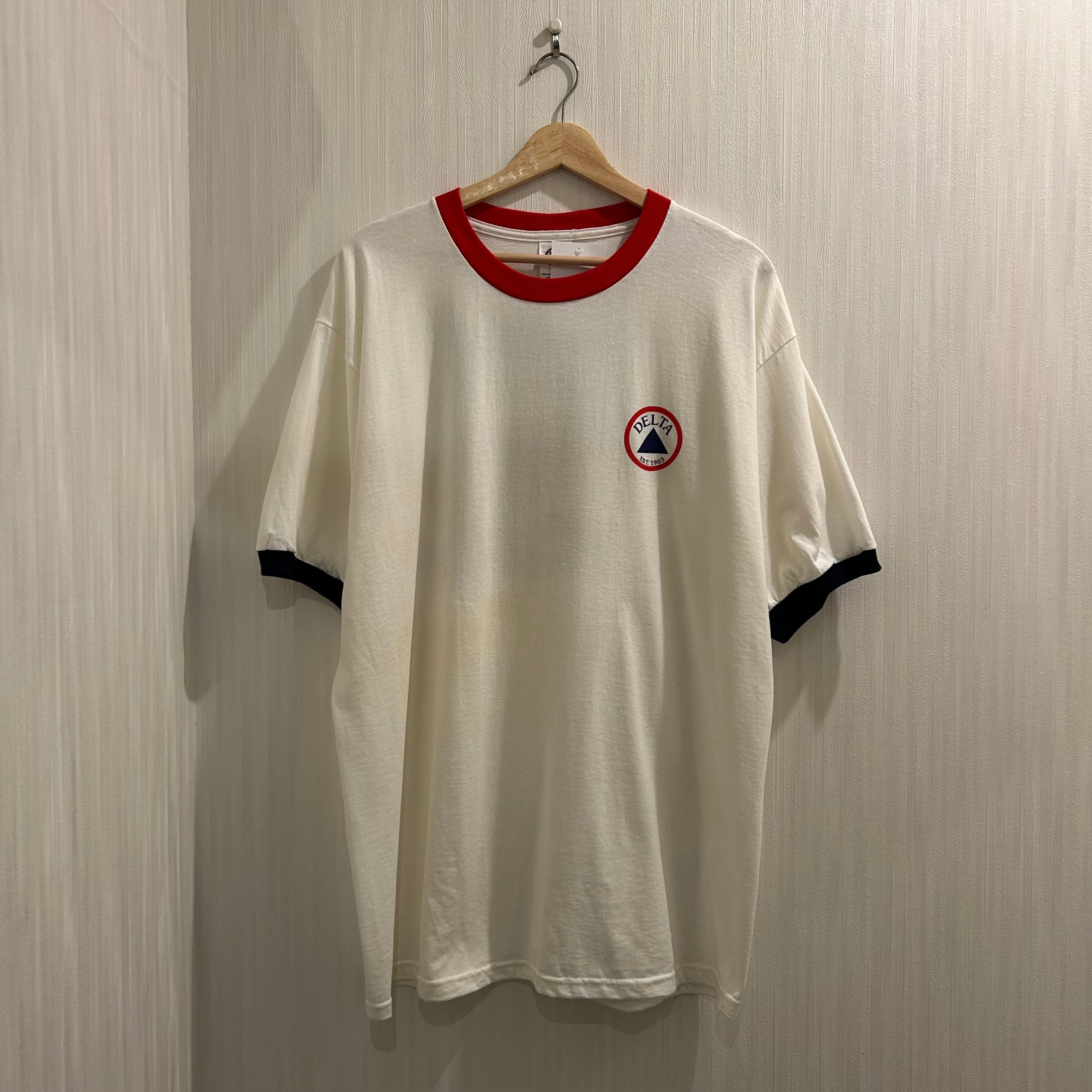 Dead Stock!! 2005s DELTA "DELTA Print" Linger T-shirt【DST】