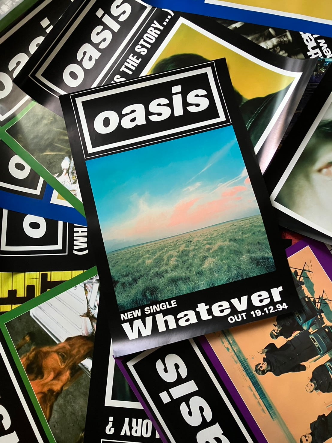 1994/Oasis/Whatever/ プロモポスター | woodmarquee