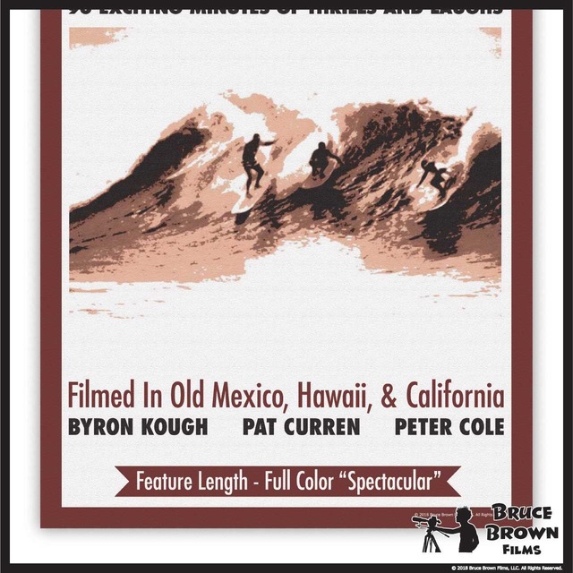 サーフィン映画A3ポスター・ブルースブラウンフィルム・Surf Crazy