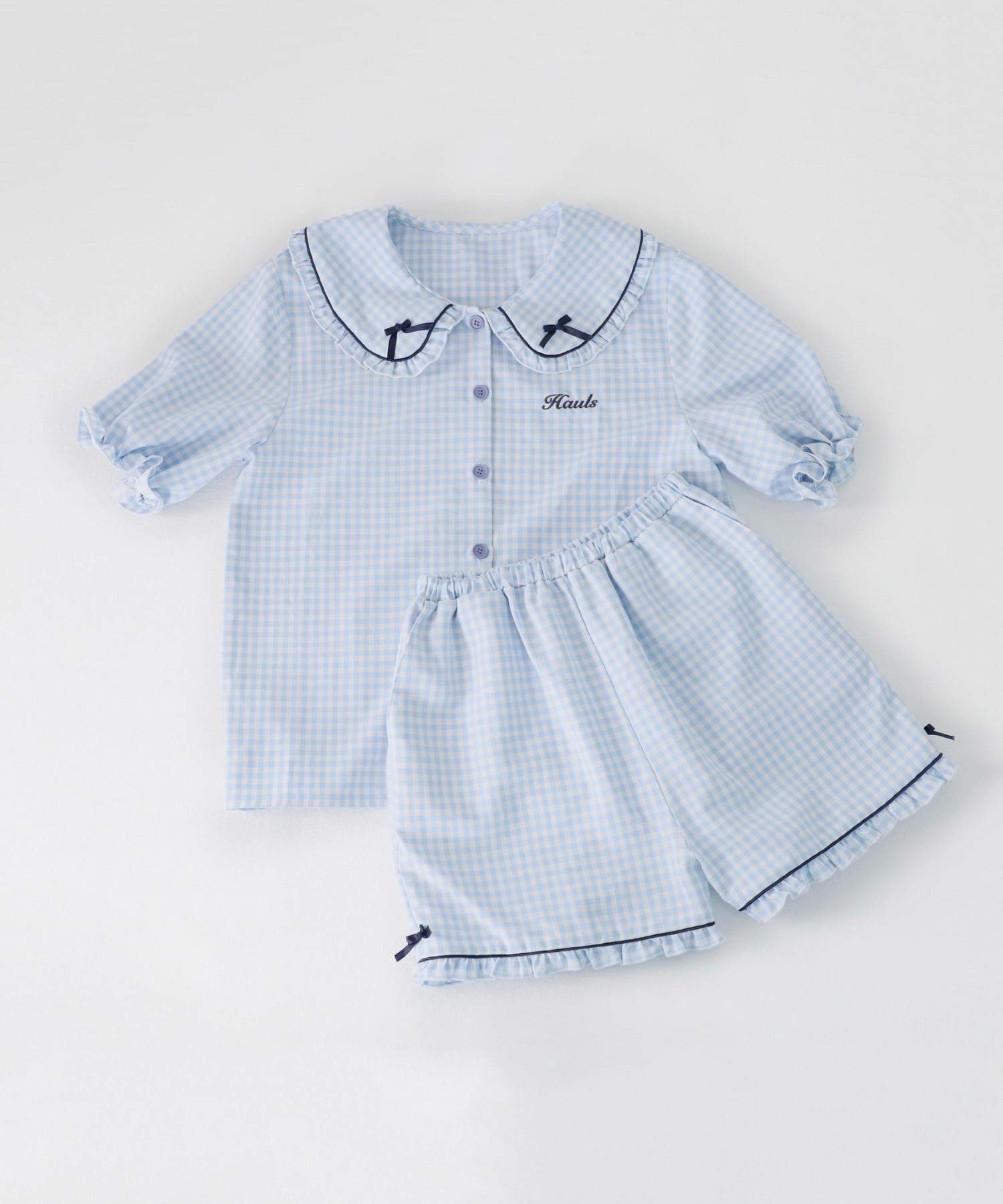 【こんにちは出品】Hauls お留守番界隈ルームウェア サックスブルー お留守番界隈♡ルームウェア | Hauls