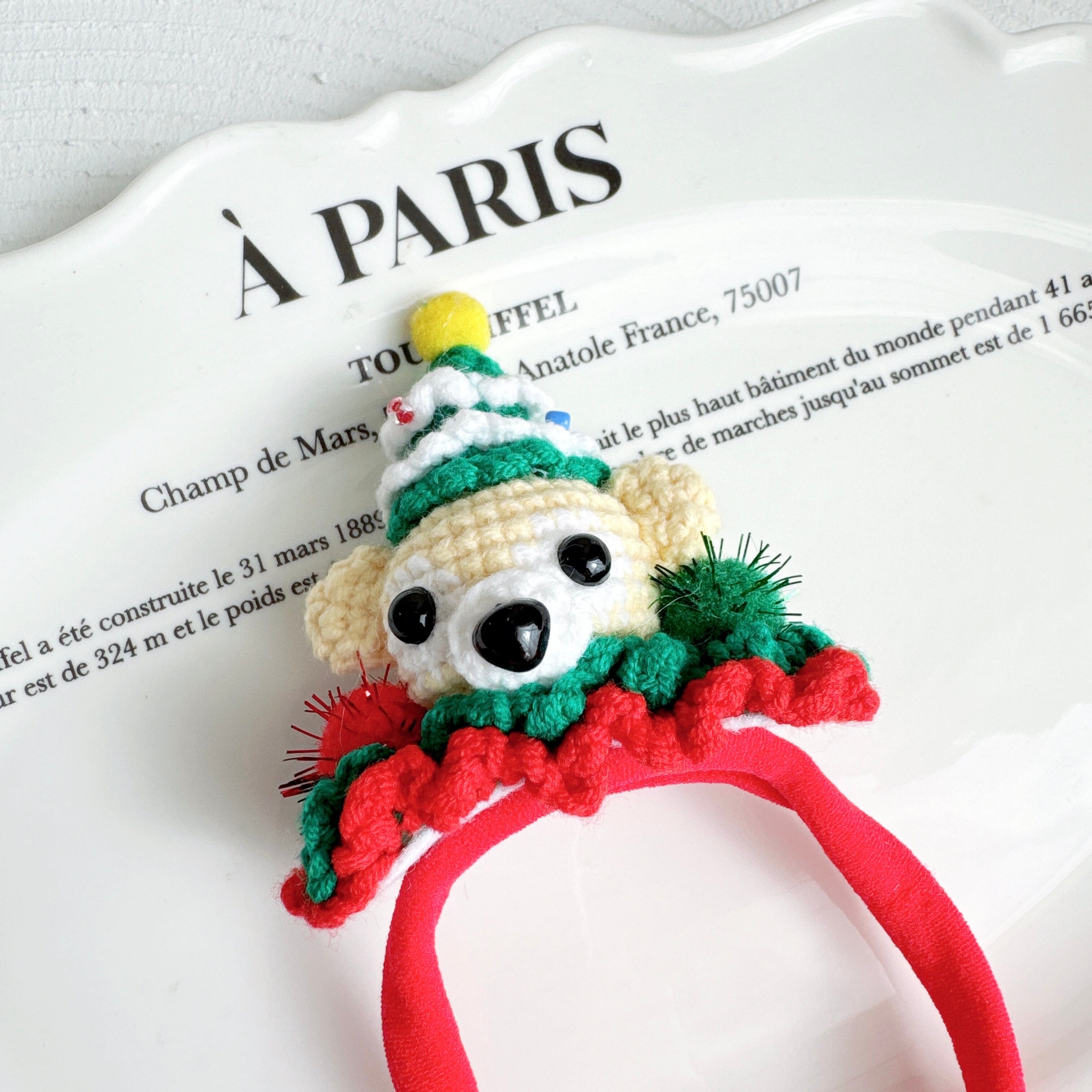 クリスマス*くまさんヘアバンド