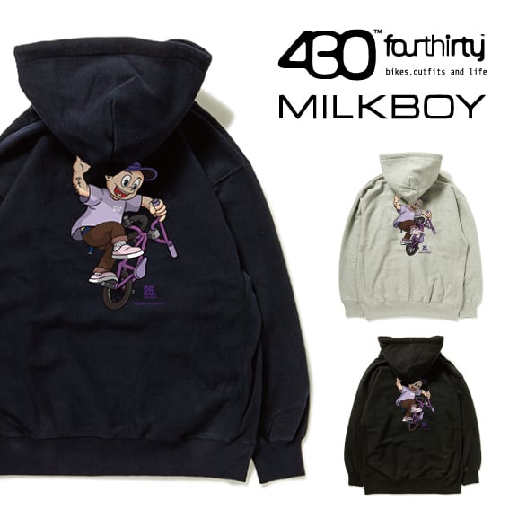 限定 MILKBOY パープル パーカー