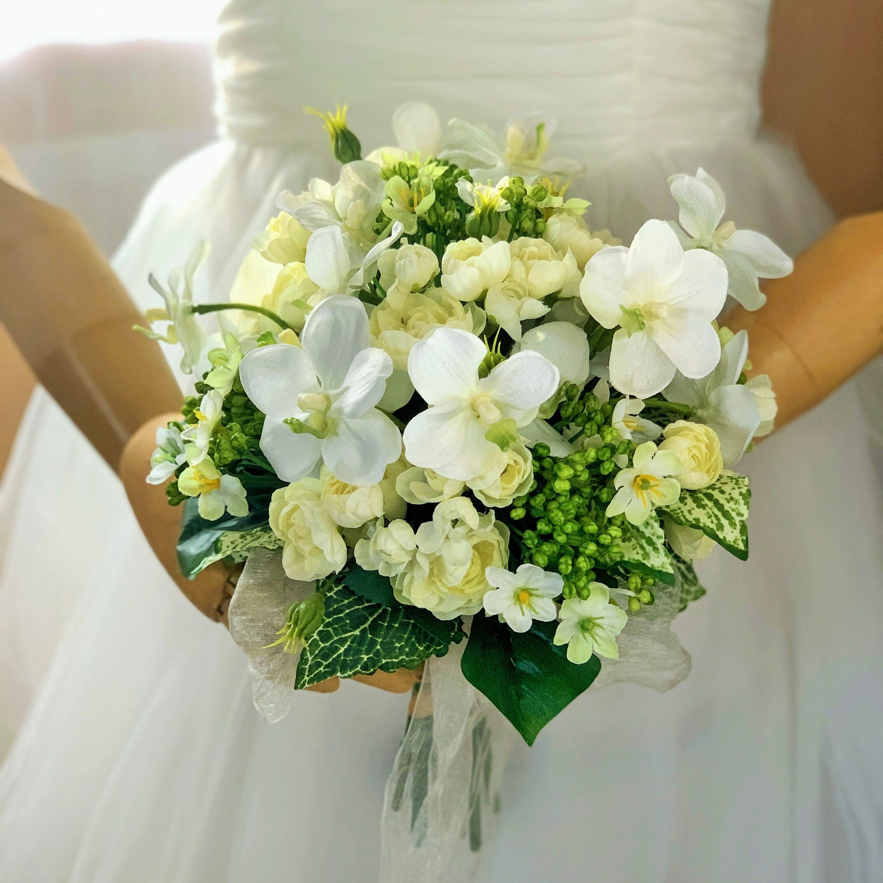 レンタル7泊8日】ホワイトシャンペトルブーケ | sibewedding