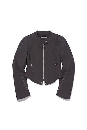 [MSCHF] COTTON BIKER JACKET_CHARCOAL ミスチーフ 正規品 韓国ブランド 韓国ファッション 韓国代行 韓国通販 mischief