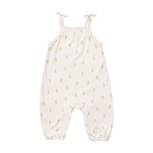 QUINCY MAE/smocked jumpsuit/Lemons