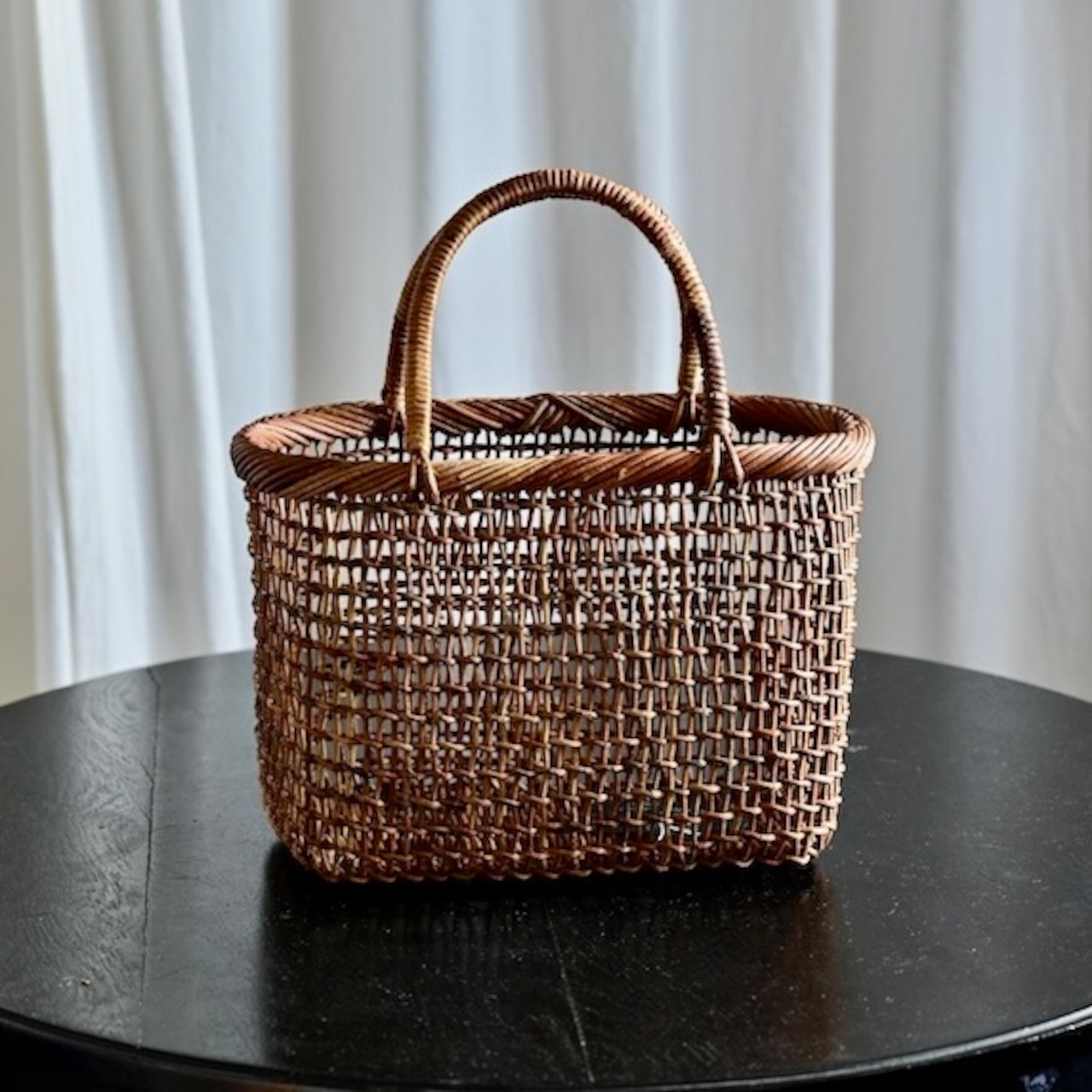 宮本工芸 あけび蔓 細目こだし編み 8寸