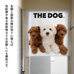 【受注生産】のれん THE DOG プードル 幅85×丈90cm　96021/96022