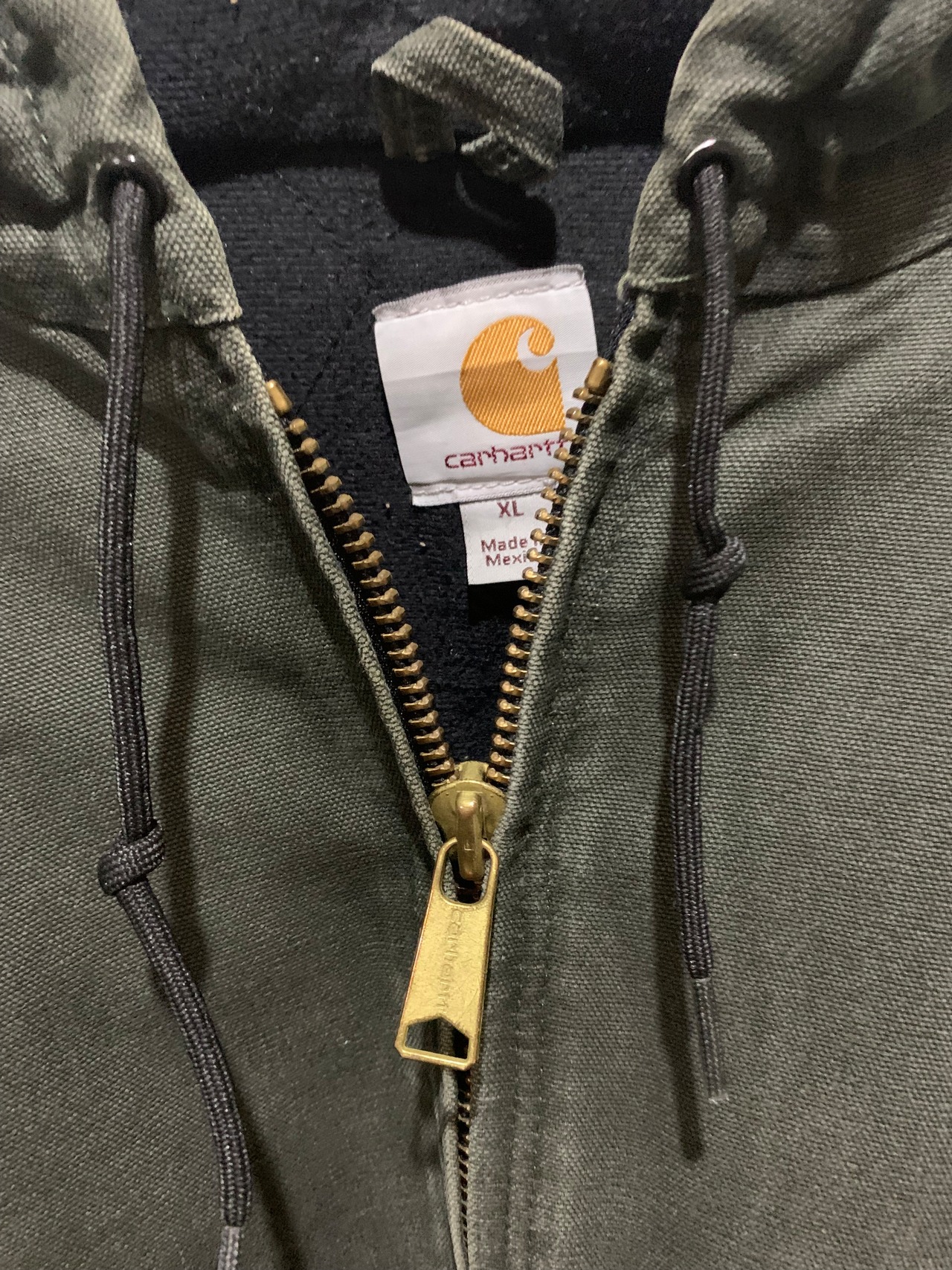 00's~ Carhartt Active Jacket【XL】(Khaki)