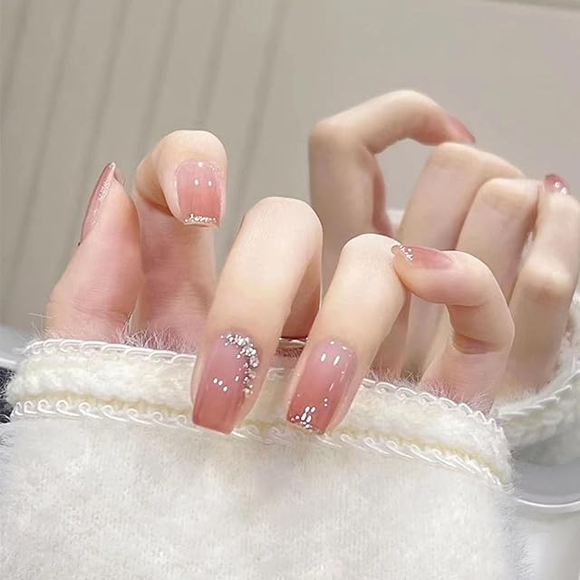 ネイルチップ♡ベージュ 量産型 地雷 韓国 ワンホン イニシャル