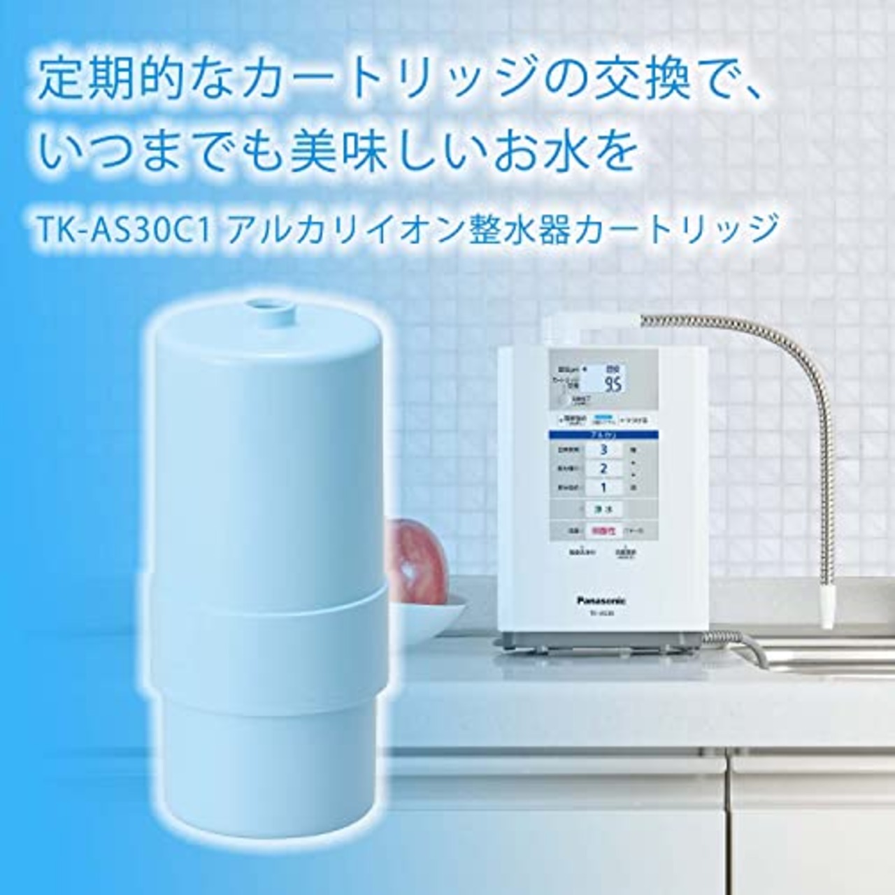 パナソニック 整水器カートリッジ アルカリイオン整水器用 1個 TK-AS30C1