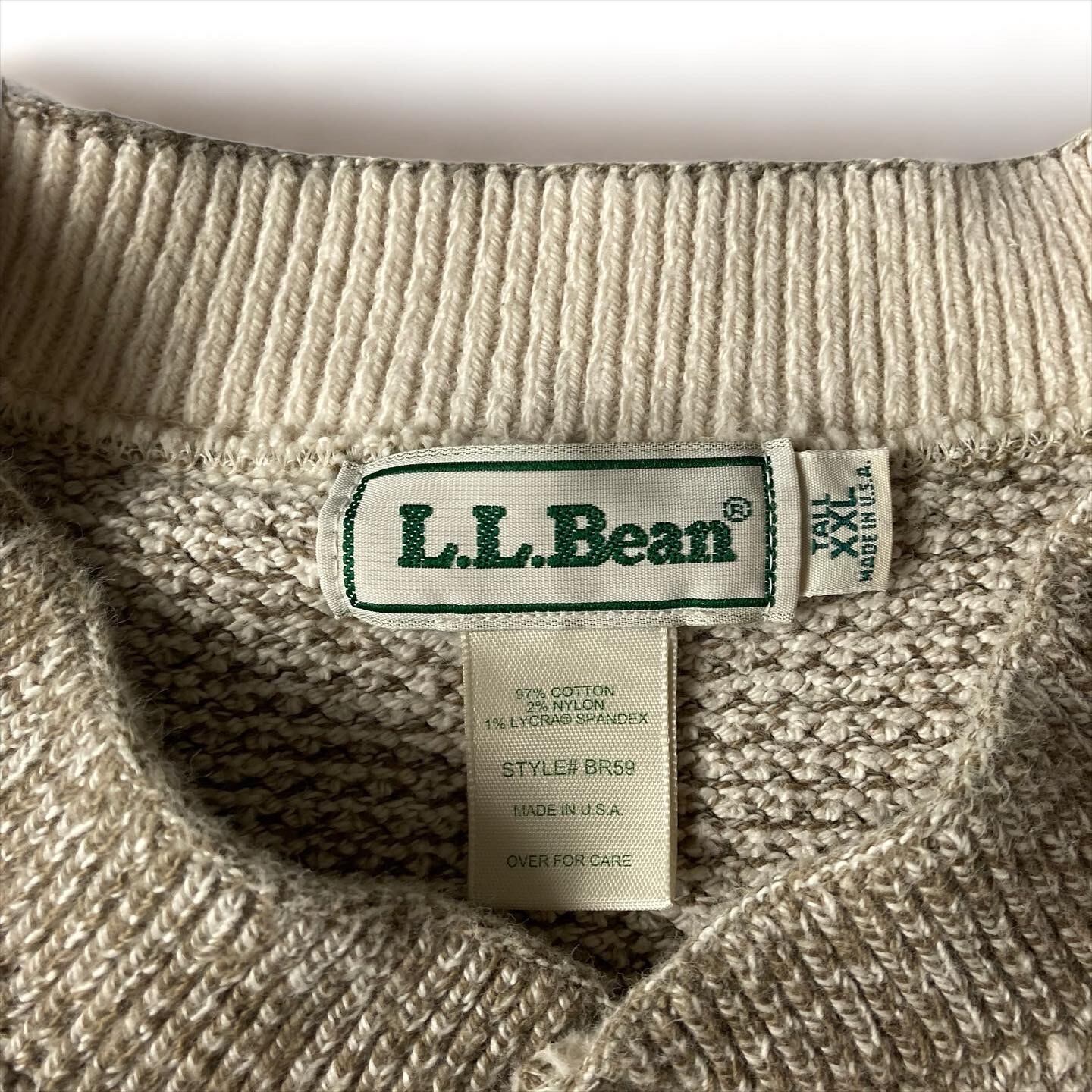 90s LLBEAN COTTON SWEATER boill_kobe