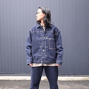 INTÉRIM / WASH HEAVY KIBATA SHUTTLE HYPER BIG WWII "1ST" DENIM JACKET