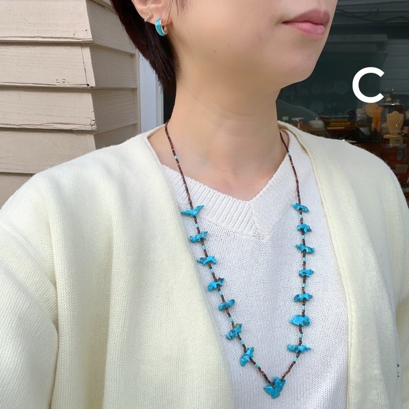 Indian Jewelry》ターコイズ フェティッシュネックレス | 【公式通販