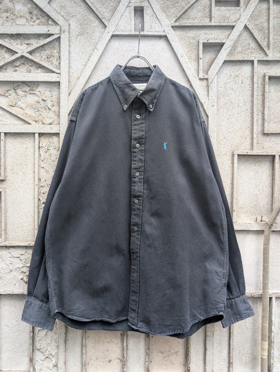 "YVES SAINT LAUREN" logo L/S shirt