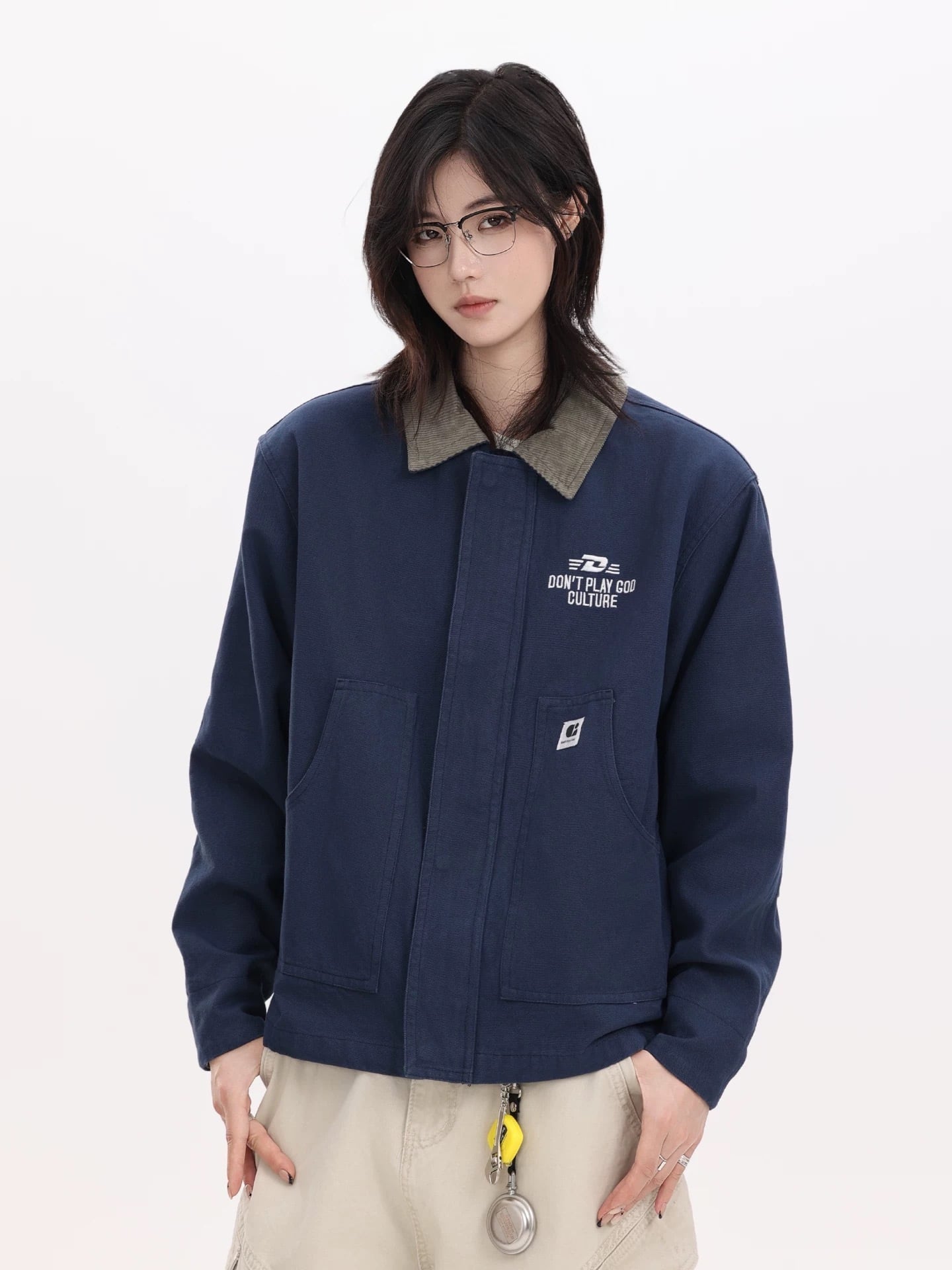 コンビカラーワークジャケット / Combi Color Work Jacket