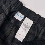 Columbia コロンビア チェック柄 アウトドア クライミング パンツ ボトムス サイズ L /メンズ/ブラック×グレー系